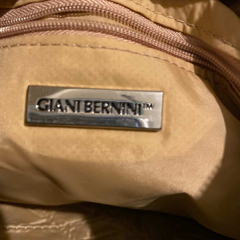 Gianni Bernini Cross Body Leather 10x9.5 travel - Picture 5 of 8